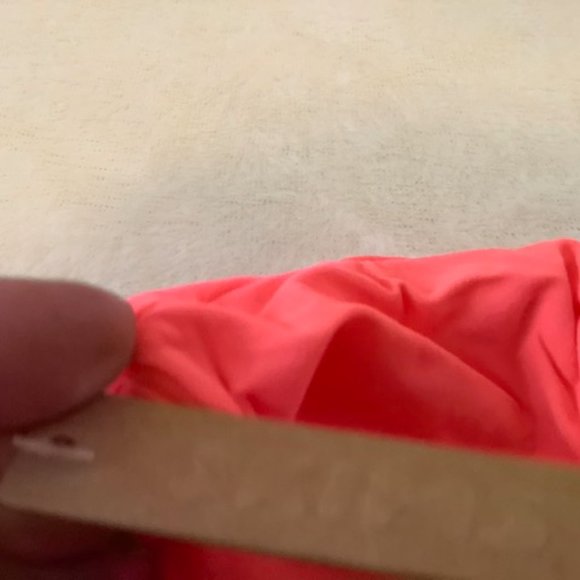 SKIMS Neon Coral Fits Everyone Long Sleeve Bodysuit-NEW - Picture 5 of 6